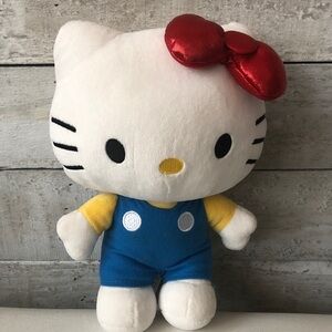 Hello Kitty Plush Toy with Metallic Red Bow